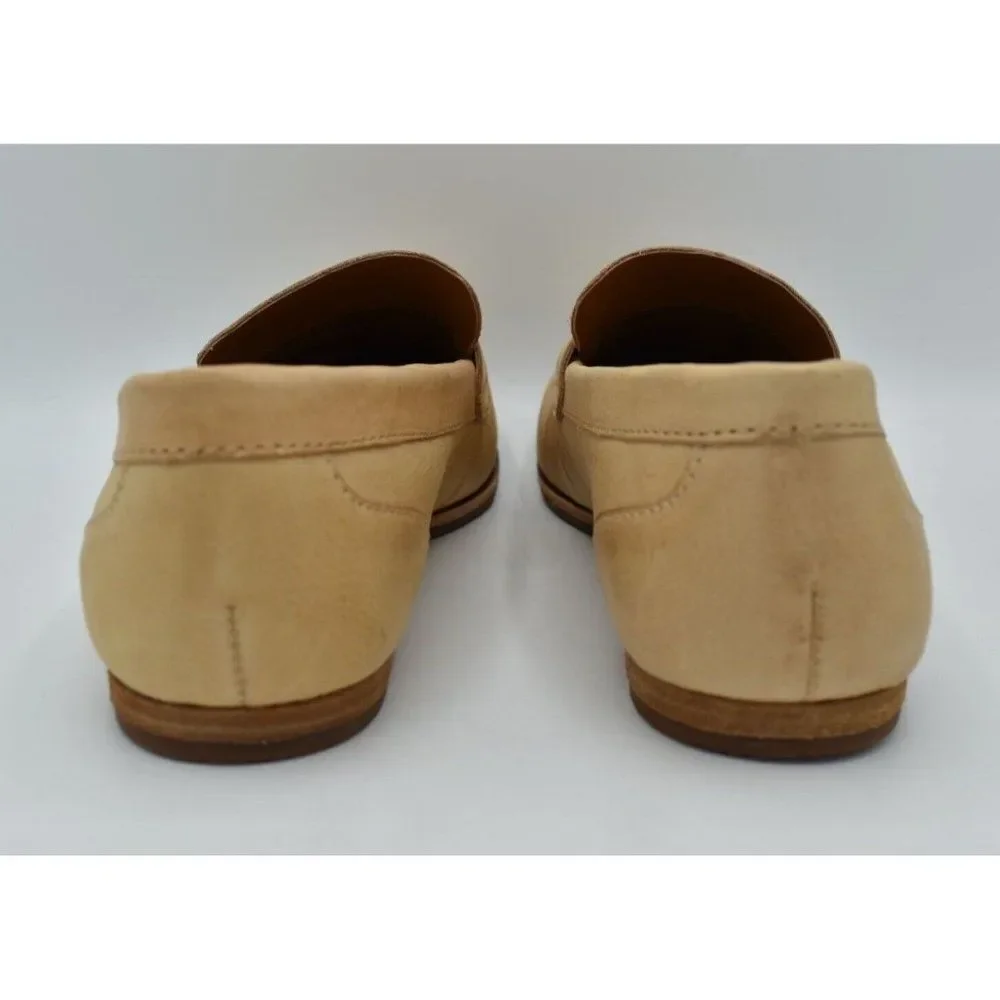 Kork-Ease‎ Womens Size 10 Pisa Natural Full Grain Leather Slip On Penny Loafers